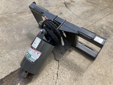 skid steer with new cid extreme auger|cid rock auger bits.